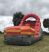 12' Tall - Orange Crush Junior Slide - Dry Single Lane