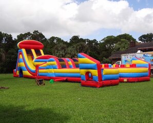 90' Long Radical Run Obstacle Course